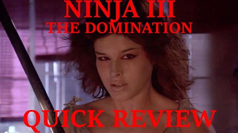 Ninja Iii The Domination Quick Review Youtube