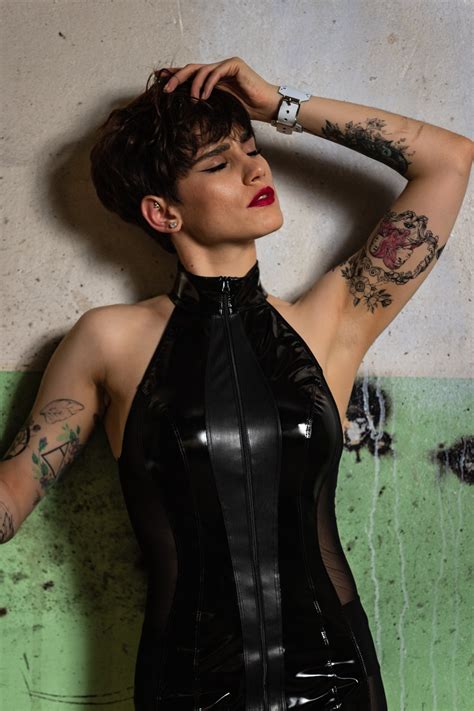 Beatrice Fetish Black Vinyl Dress Patrice Catanzaro Official Website