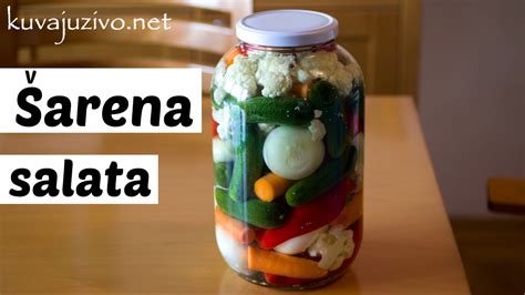 Šarena Salata Turšija Zimnica Video Recept Youtube