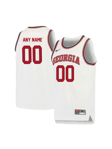 [Available] New Custom Georgia Bulldogs Jersey Elite White