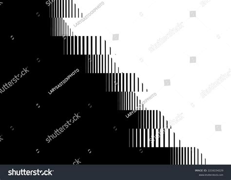 smooth vector striped transition black white stock vector royalty