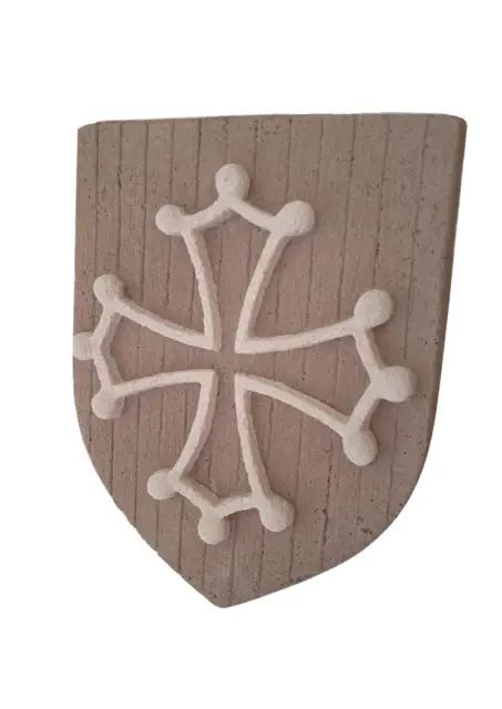 Blason Du Languedoc Occitanie Croix Occitane Pierre Reconstitu E