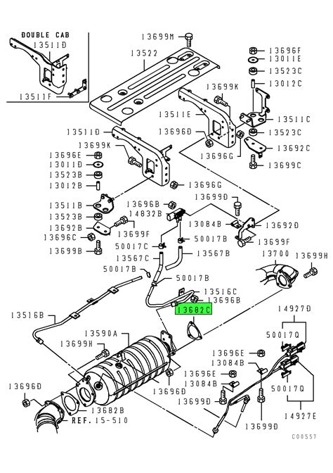 Me Mitsubishi Fuso Exhaust Muffler Gasket Source One Parts