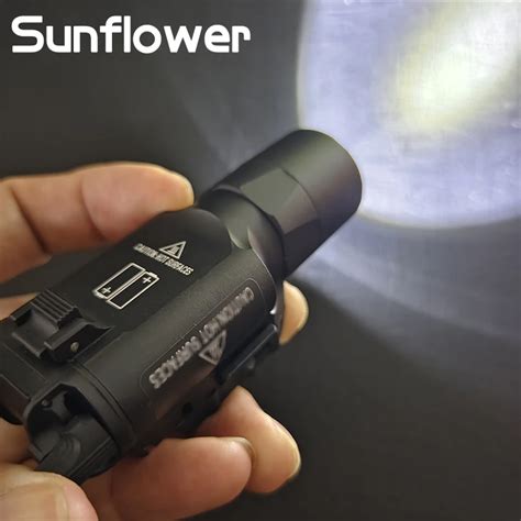 X U X Lanterna T Tica Branco Led Lumens Pistola Arma Luzes