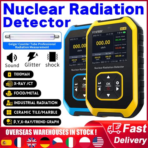 Fnirsi Gc 01 Nuclear Radiation Detector Geiger Counter X Ray γ Ray β Ray Detector Marble