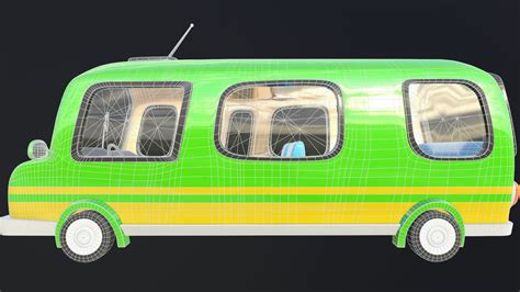 Asset Cartoons Bus 02 3d 모델 3d 모델 15 Max Ma Xsi Fbx Obj Free3d