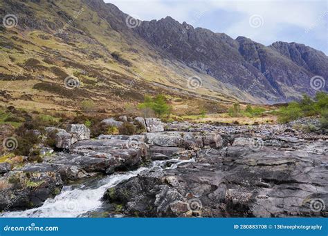 The River Coe In Glen Coe In Scotland Stock Photo Image Of Scottish