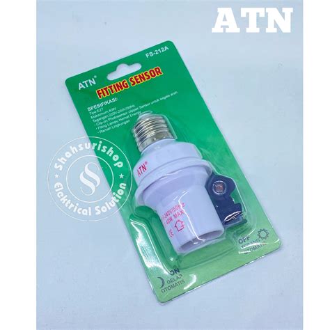 PROLIGHT FITTING LAMPU SENSOR CAHAYA FITING OTOMATIS DUDUKAN LAMPU