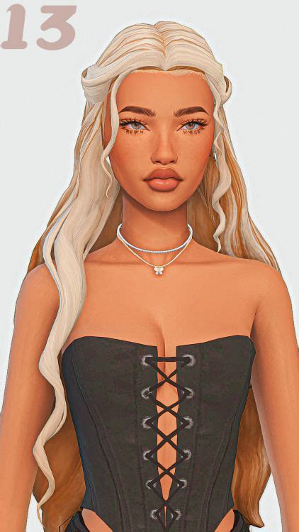 Straight Hair Maxis Match Edition Part 4 Em 2024 Cabelo Sims