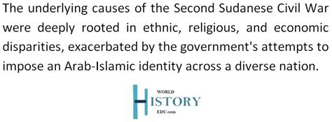 History & Major Facts about the Second Sudanese Civil War (1983-2005 ...