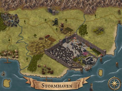 Map Of Stormhaven In The Elder Scrolls Nexus World Anvil