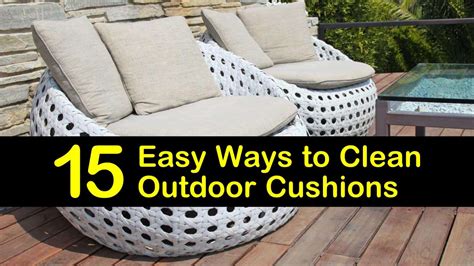 How To Remove Mildew Sns From Outdoor Cushions Without Bleach - Bios Pics