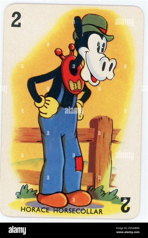 Card Featuring Horace Horsecollar From Shuffled Symphonies Walt Disney