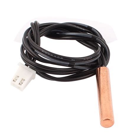 Uxcell 2 Pcs 10K NTC Thermistor Probe 15 7 Inch Copper Sensitive