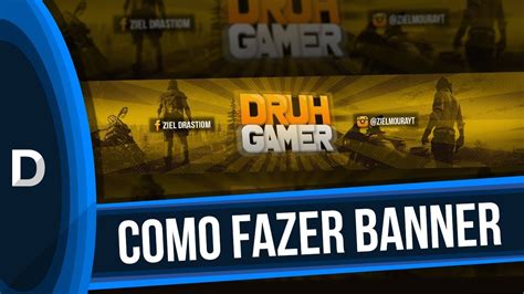 COMO FAZER BANNER PARA SEU CANAL NO YOUTUBE PHOTOSHOP YouTube