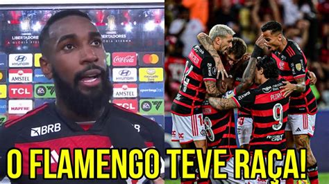 GÊNIO GERSON JOGA MUITO E FALA APÓS JOGO ENTRE FLAMENGO X BOLÍVAR NA