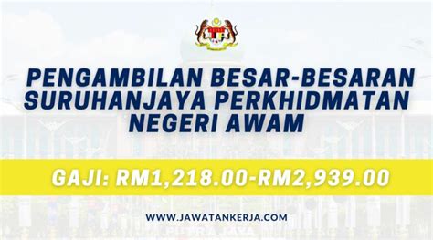 Pengambilan Besar Besaran Di Suruhanjaya Perkhidmatan Awam Negeri Sesi