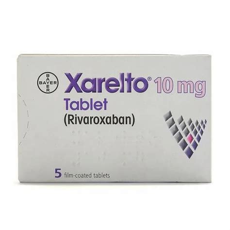 Xarelto 10mg Tablet At 1015 Stripe Rivaroxaban Tablet In Nagpur