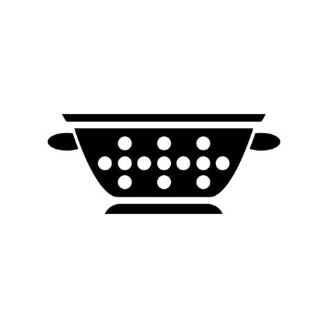 Sieb-Sieb-Symbol, Vektor-Vorlage, Logo, trendige Kollektion, flaches ...