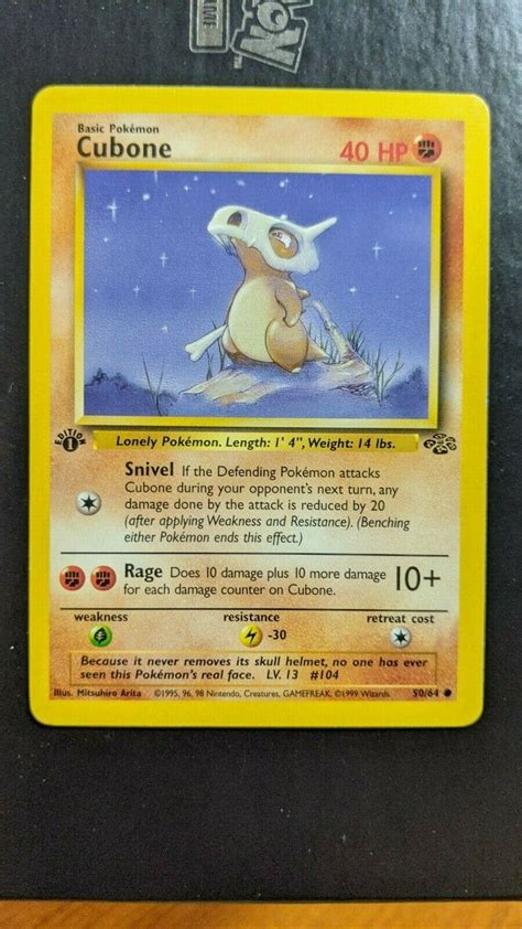 Pokemon Tcg Cubone Jungle Set Card Wotc Values Mavin