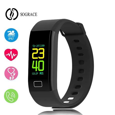 Healthy Smart Band Smart Wristband 0 96 Color Screen Heart Rate Monitor