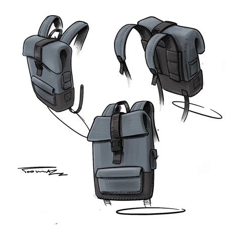 Backpack Design Sketches