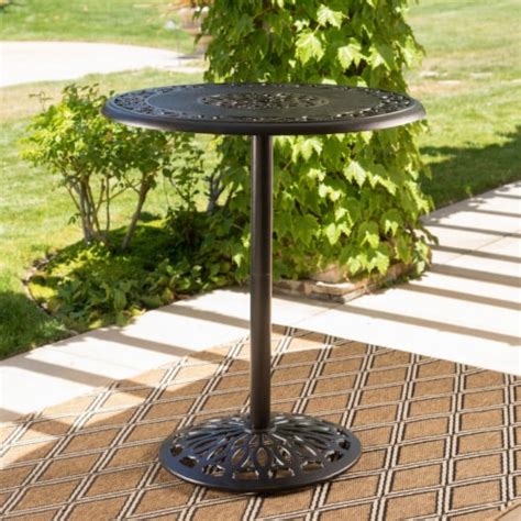 Handel Outdoor Patina Copper Finish Cast Aluminum Bar Table 1 Unit