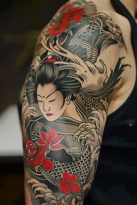 The Forbidden Art Of Yakuza Geisha Tattoos In 2024 Japanese Geisha