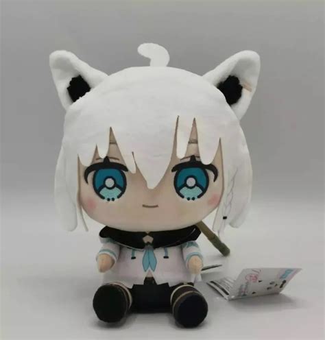 Mu Eco De Peluche De Anime Japon S Shirakami Fubuki Kawaii Para Ni Os