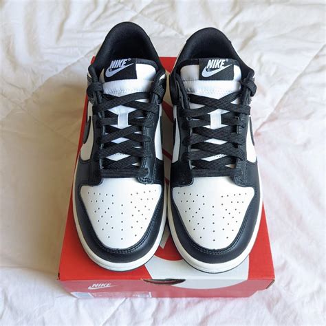 Nike Dunk Low Pandas White Black Size Mens Or Y Depop