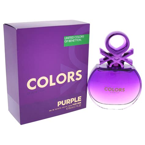 Benetton Colors Purple By United Colors Of Benetton For Women 27 Oz Edt Spray