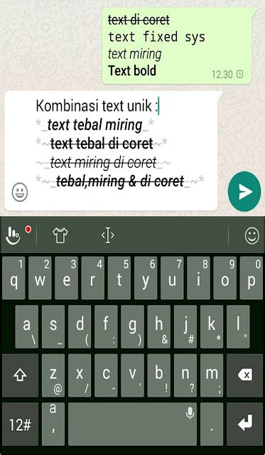 Share File Gratis Cara Mudah Membuat Text Unik Di Whatsapp