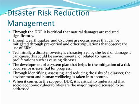 Solution 1 Enterprise Risk Management For Disaster Risk Reduction