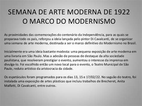 Semana De Arte Moderna De 1922