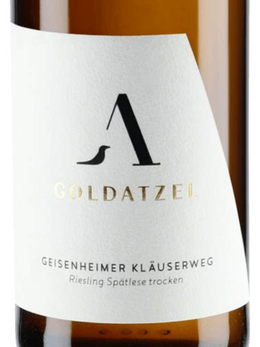 Goldatzel Geisenheimer Kl Userweg Riesling Sp Tlese Trocken Vivino