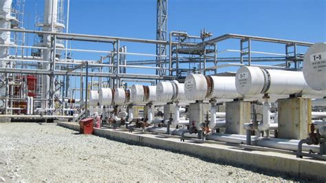 Equipment for Primary Oil Refining Stock Photo - Image of construction ...