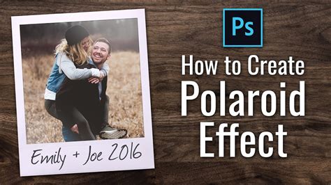 How To Make Polaroid Effect Photoshop Tutorial YouTube