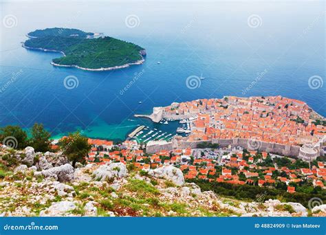 Lokrum Island, Dubrovnik stock image. Image of adriatic - 48824909