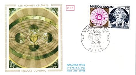 Fdc Enveloppe Er Jour Cef Nicolas Copernic Eur Picclick Fr