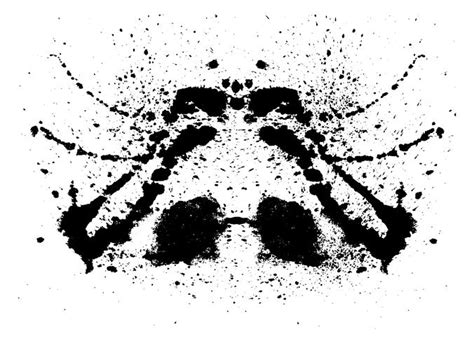 Rorschach inkblot test 344847 Vector Art at Vecteezy