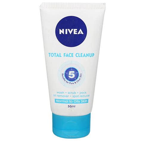 Buy Nivea Total Face Cleanup 50 Ml Online At Best Price In India Flipkart Health