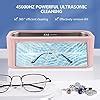 Vusddy Nettoyeur Ultrasons Khz Rose Nettoyeur Ultrasons Portable