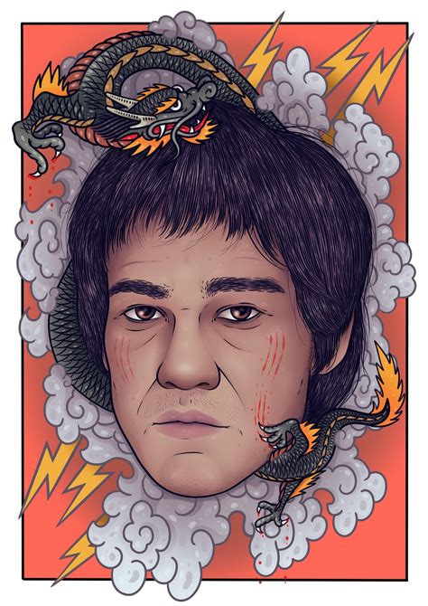 Bruce Lee art print I did : r/brucelee