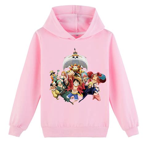 Tiangaya One Piece Adventure Unisex Hoodie for Kids - Pirate Fun