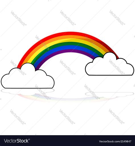 Rainbow icon Royalty Free Vector Image - VectorStock