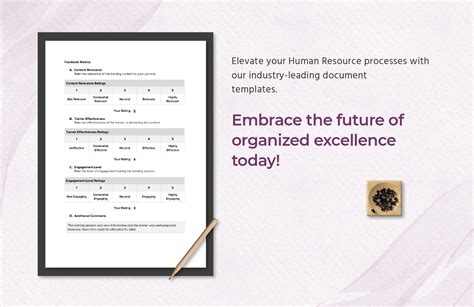 Employee Feedback on Trainers Form HR Template in Word, PDF, Google ...
