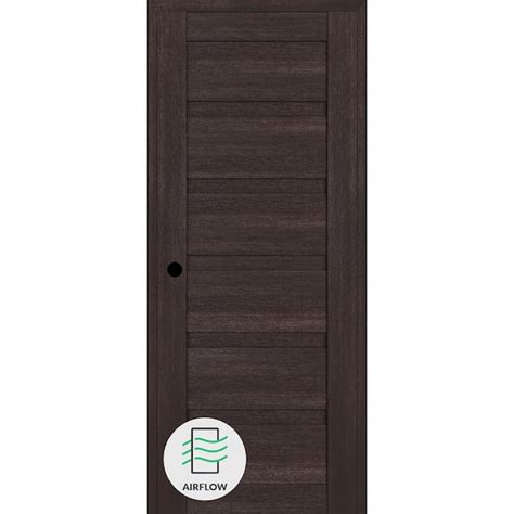 Belldinni Louver Diy Friendly 28 In X 80 In Right Hand Veralinga Oak Wood Composite Single