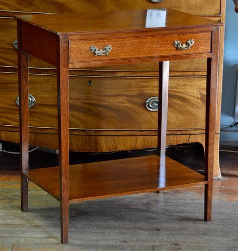 An Edwardian Mahogany One Drawer Side Table R Gallery