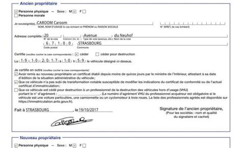 Certificat De Cession Automobile Pdf Cerfa 15776 01 A Imprimer