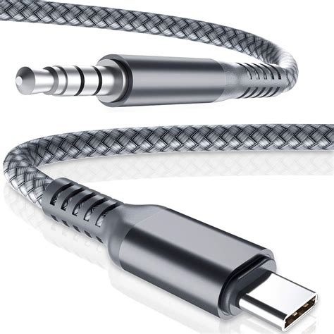 Basesailor Usb C Aux Kabel M Typ C Auf Mm Stecker Klinke Audio